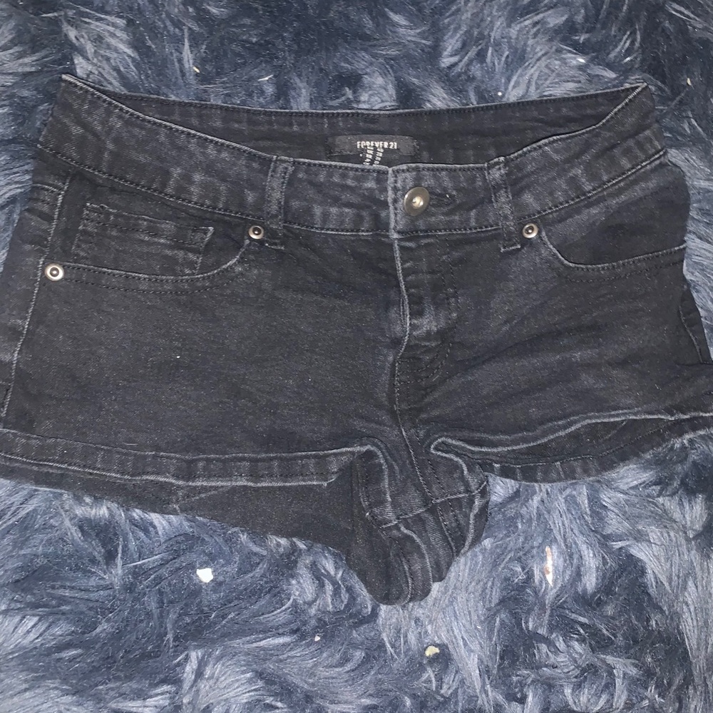 CROPPED LONG SLEEVE & DENIM SHOETS SET